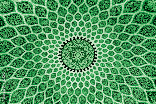 green persian design