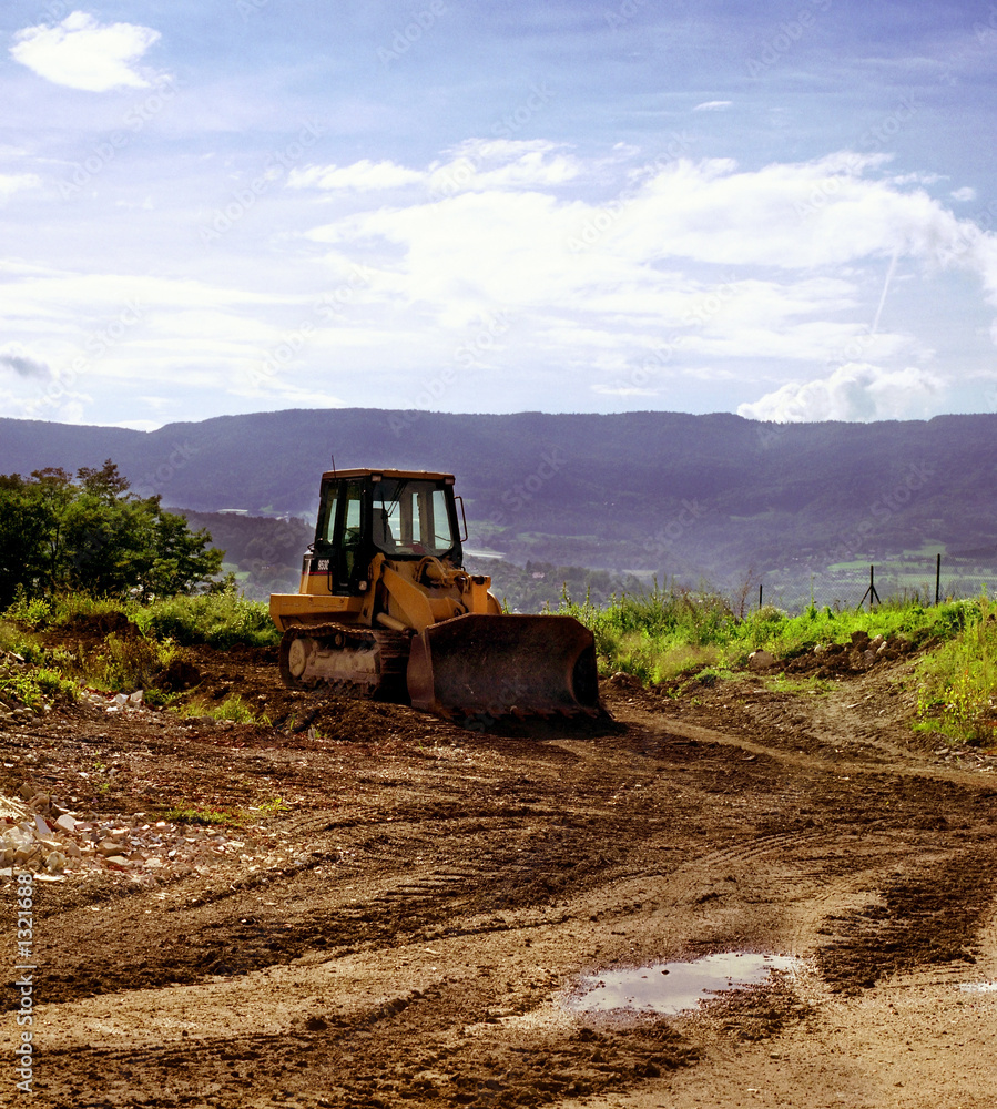 Obraz premium bulldozer