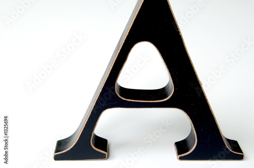 the letter a photo