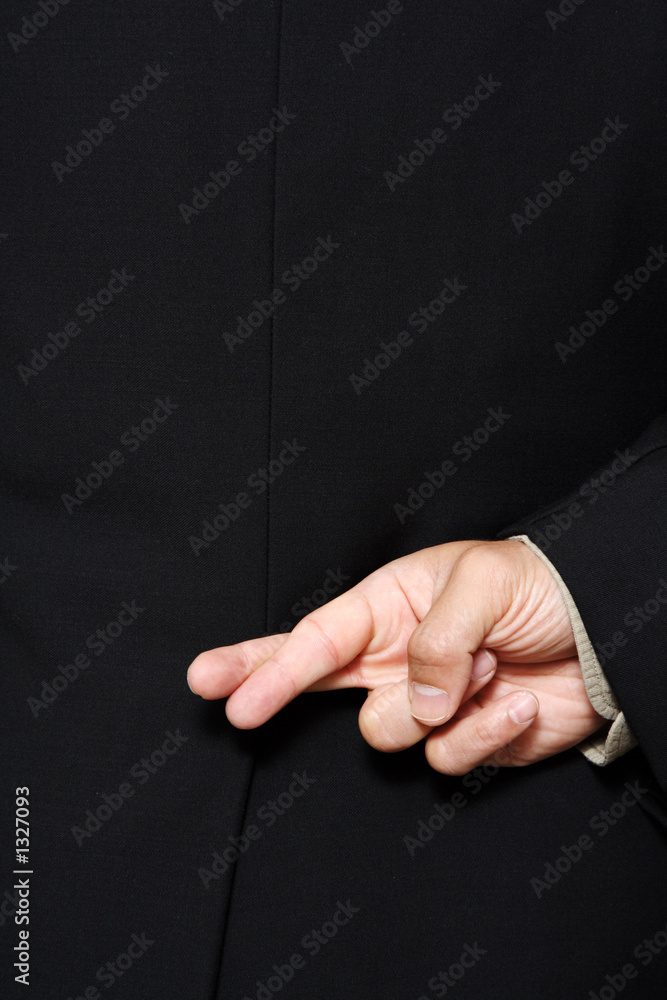 Obraz premium fingers crossed