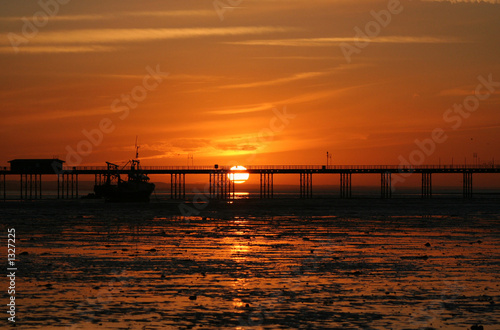 pier sunset