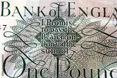 one pound note