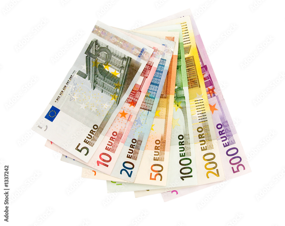 euro banknotes from five up to five hundred euro banknotes from five up to five hundred