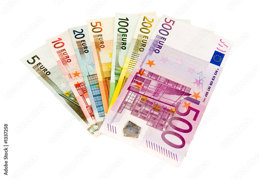 euro banknotes from five up to five hundred euro banknotes from five up to five hundred