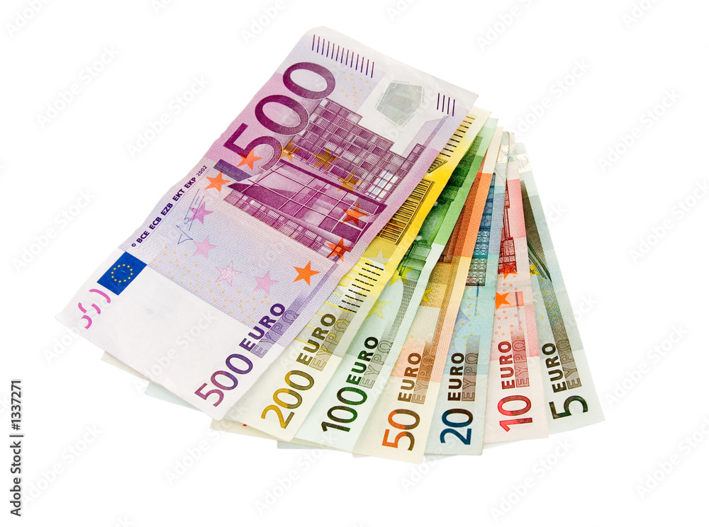 euro banknotes from five up to five hundred euro banknotes from five up to five hundred
