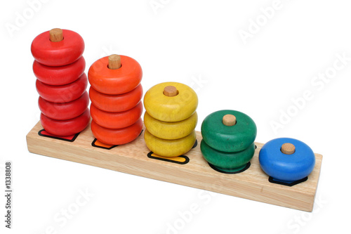 wooden number toy
