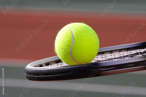 tennis ball red photo