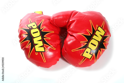Photography boxing gloves