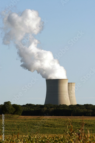 nuclear power plant steam radiation