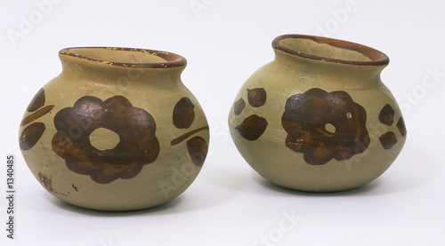 pair of mexican pots