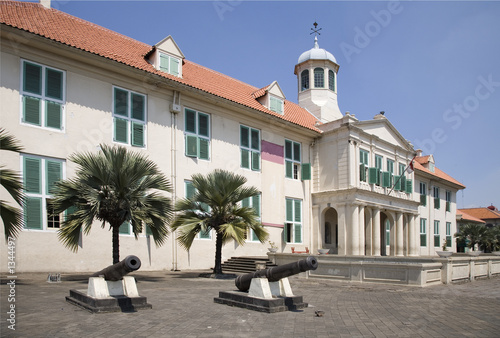 Obraz na plátně dutch colonial building 2