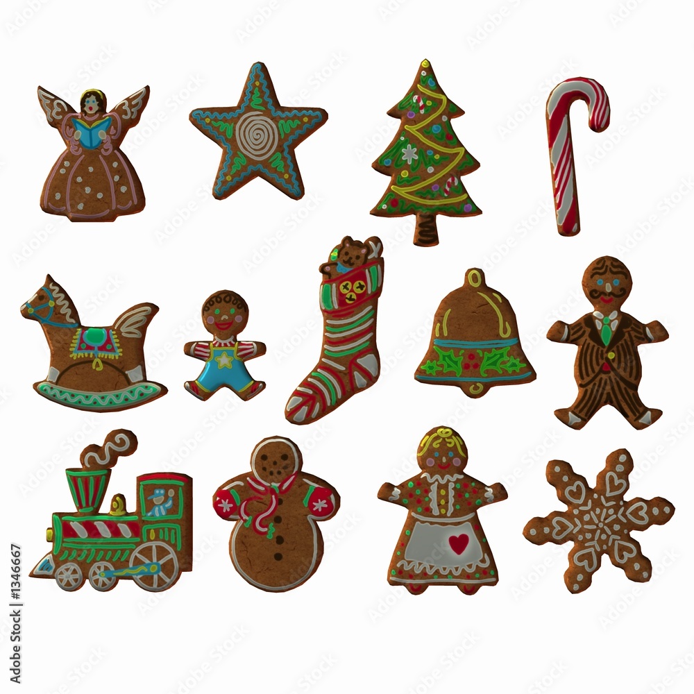 weihnachtskekse StockIllustration Adobe Stock