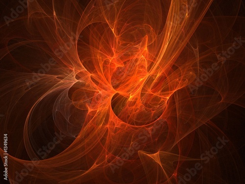 absract red flame