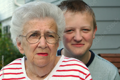 grandmother grandson portrait 2