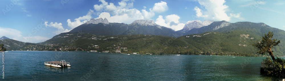 lac annecy montagnes