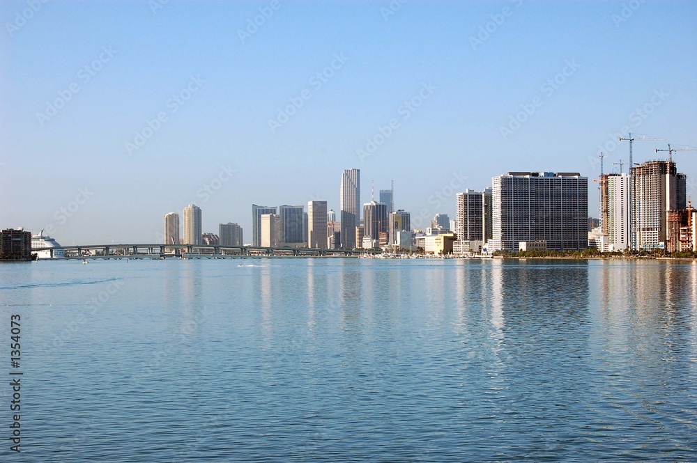 view of downtown miami skyline