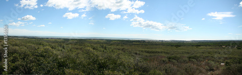 panoramique de la guarrigues a la mer