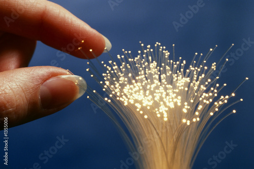 tiny fiber optics can carry huge amounts of data