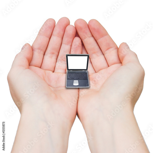 Картината върху платно technology, it just keeps getting smaller!