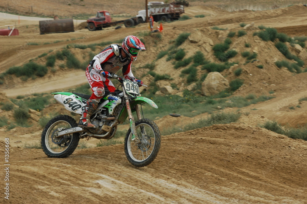 Naklejka premium motocross
