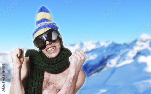 skieur fou photo