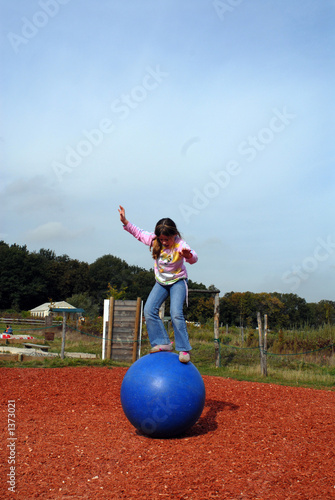 boule bleu