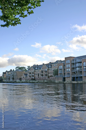 modern apartments on the river ouse in york © green308