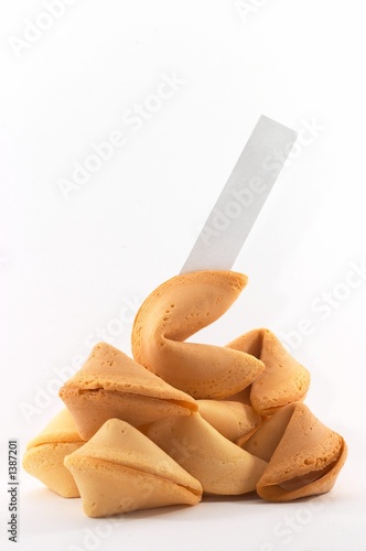 many chinese fortune cookies stacked up