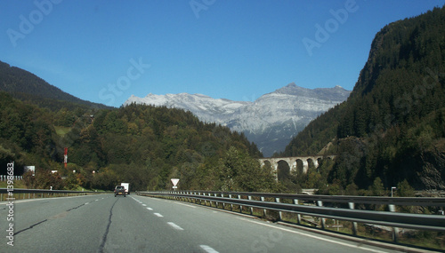 viaduc autoroute alpine