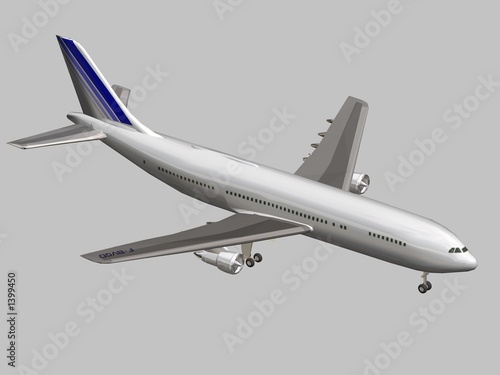 avion airbus 3d