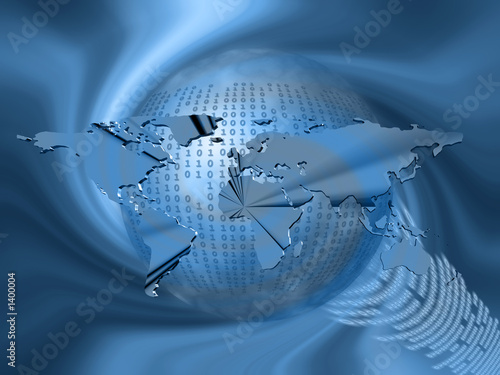 global business world map