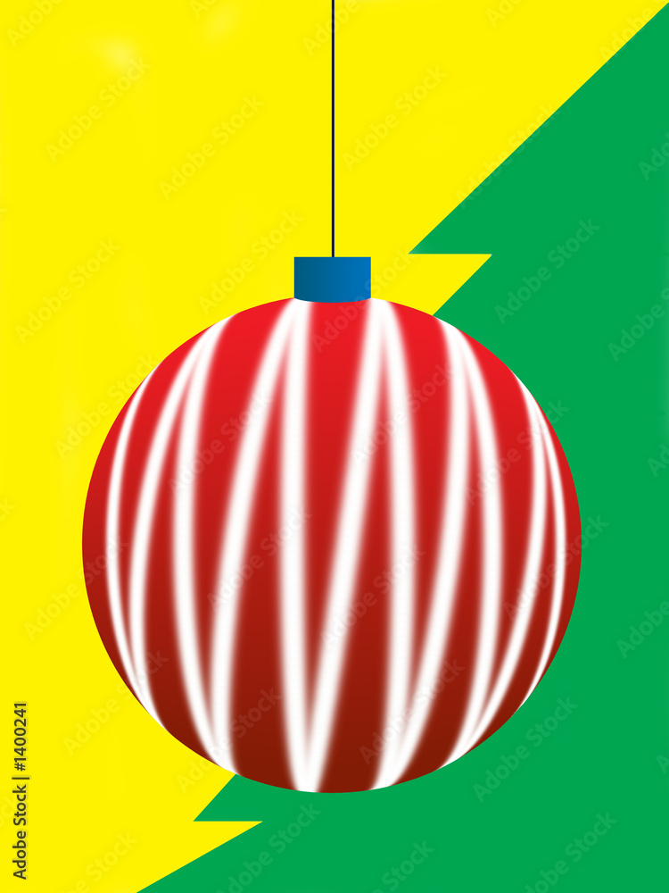 red christmas bubble