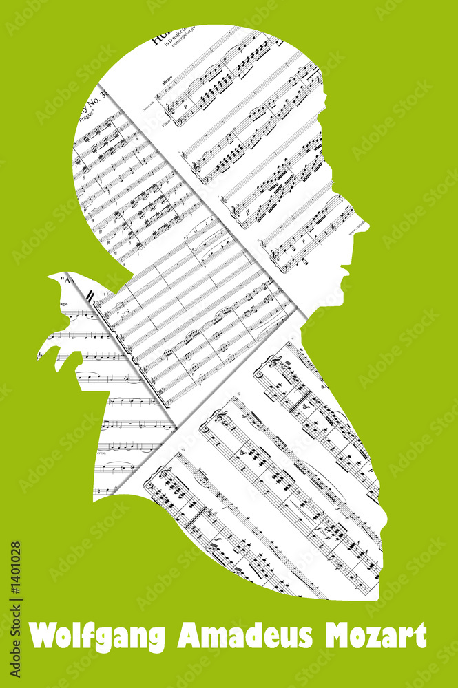 Fototapeta premium wolfgang amadeus mozart