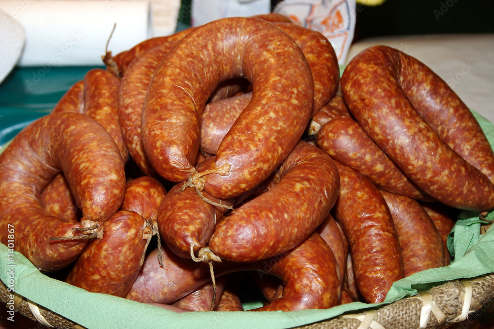 Fototapeta premium grobe bratwurst