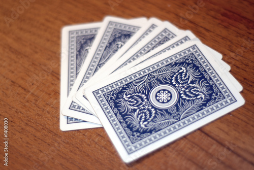 Obraz na płótnie playing cards