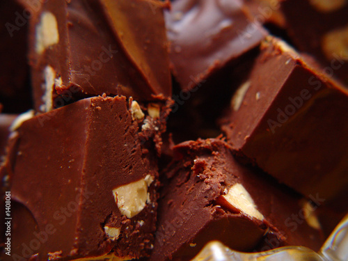 macro shot fudge photo