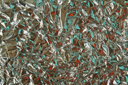 crumple tin-foil