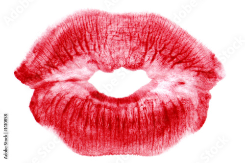 trace of lipstick