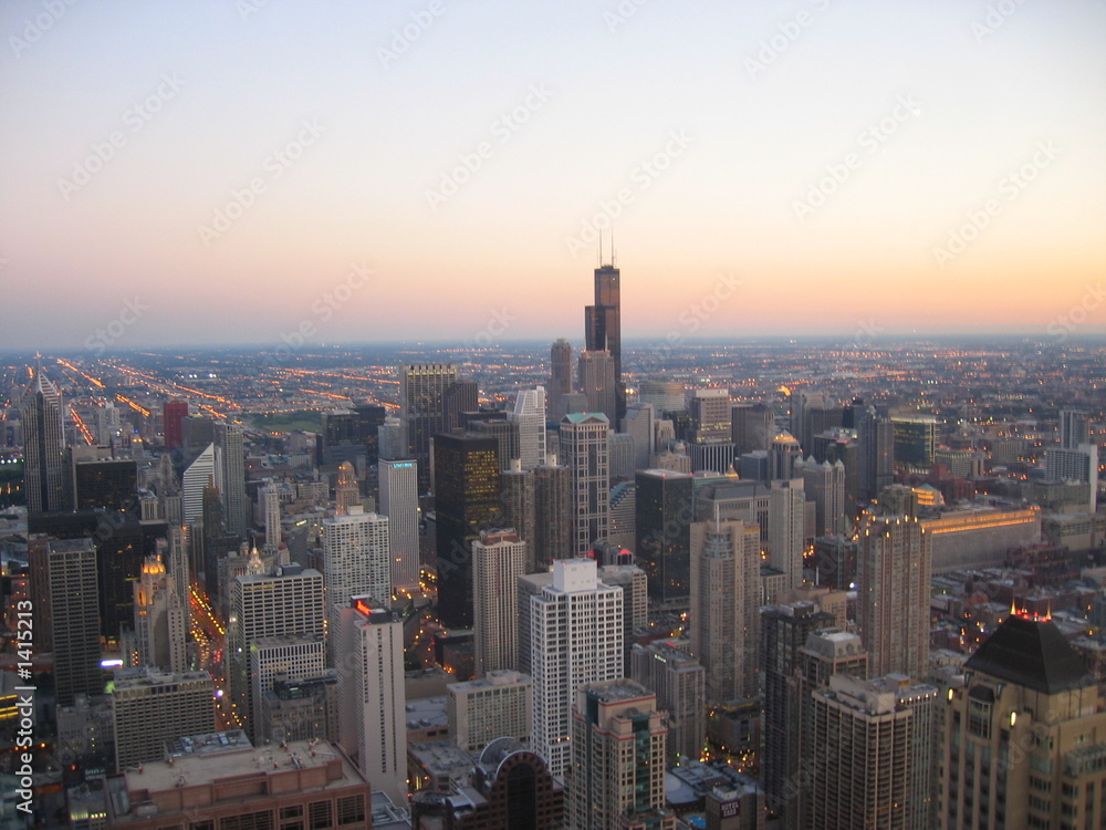 Fototapeta premium beautiful downtown chicago