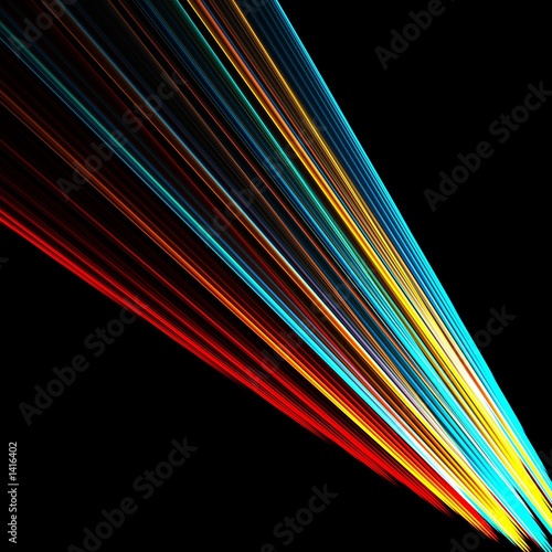 colorful beam of light