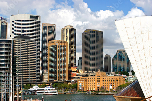Canvas Print sydney harbour view