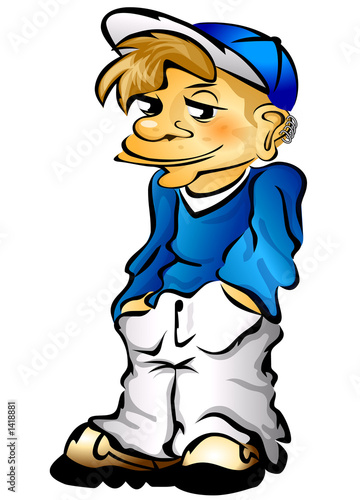 frecher junge