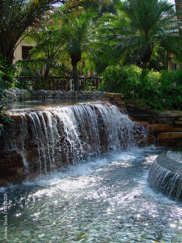 tropical waterfall photo