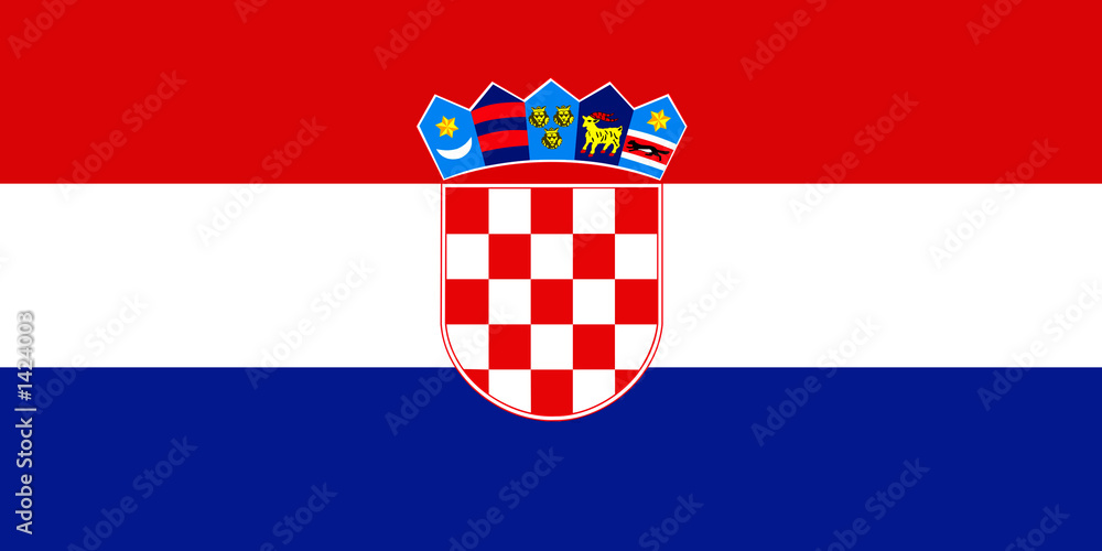 Fototapeta premium flag of croatia