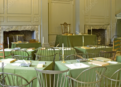 signing room, independence hall, philadelphia