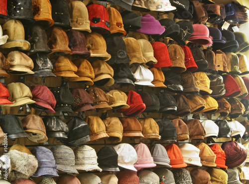 hats in shop