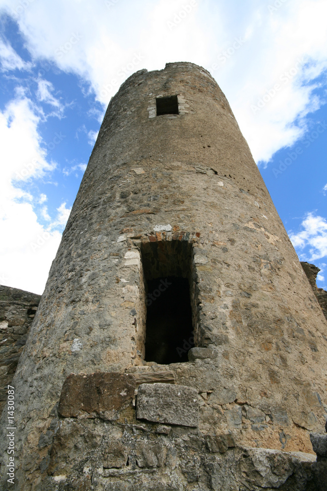 old tower ruins