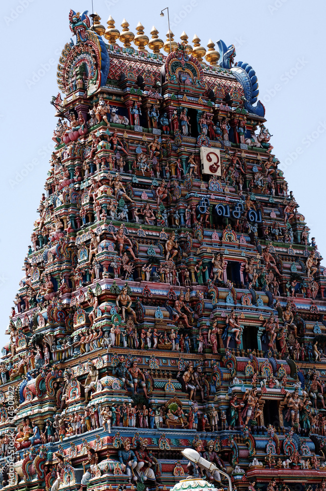 india, chennai: indouist temple
