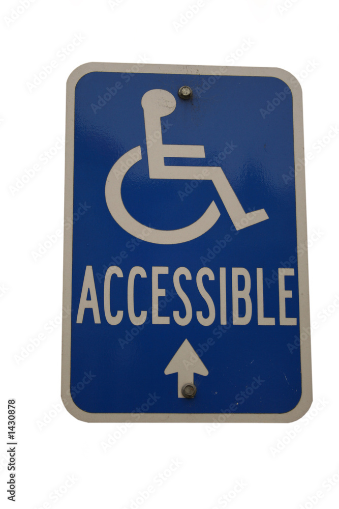 wheelchair accessible sign wheelchair accessible sign