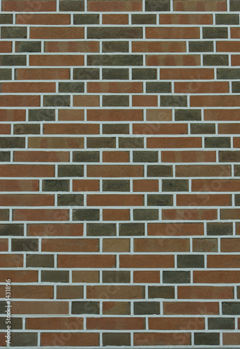 red and blue brickwork in diamond pattern